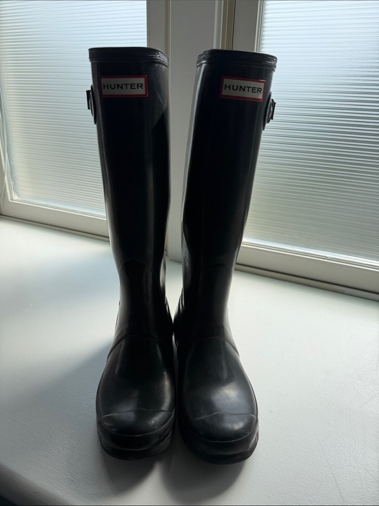 Hunter Shoes - Hunter Tall Rubber Rain Boots in Black